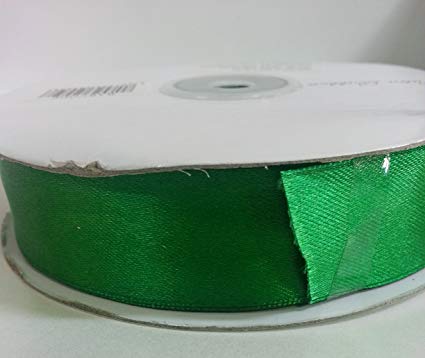 Nastro Doppio Raso Verde Smeraldo 25mm x 50Mt