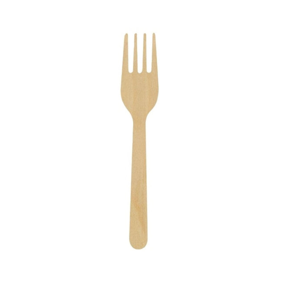 Forchettina Finger Food in Legno 10 cm – Confezione 50 pz