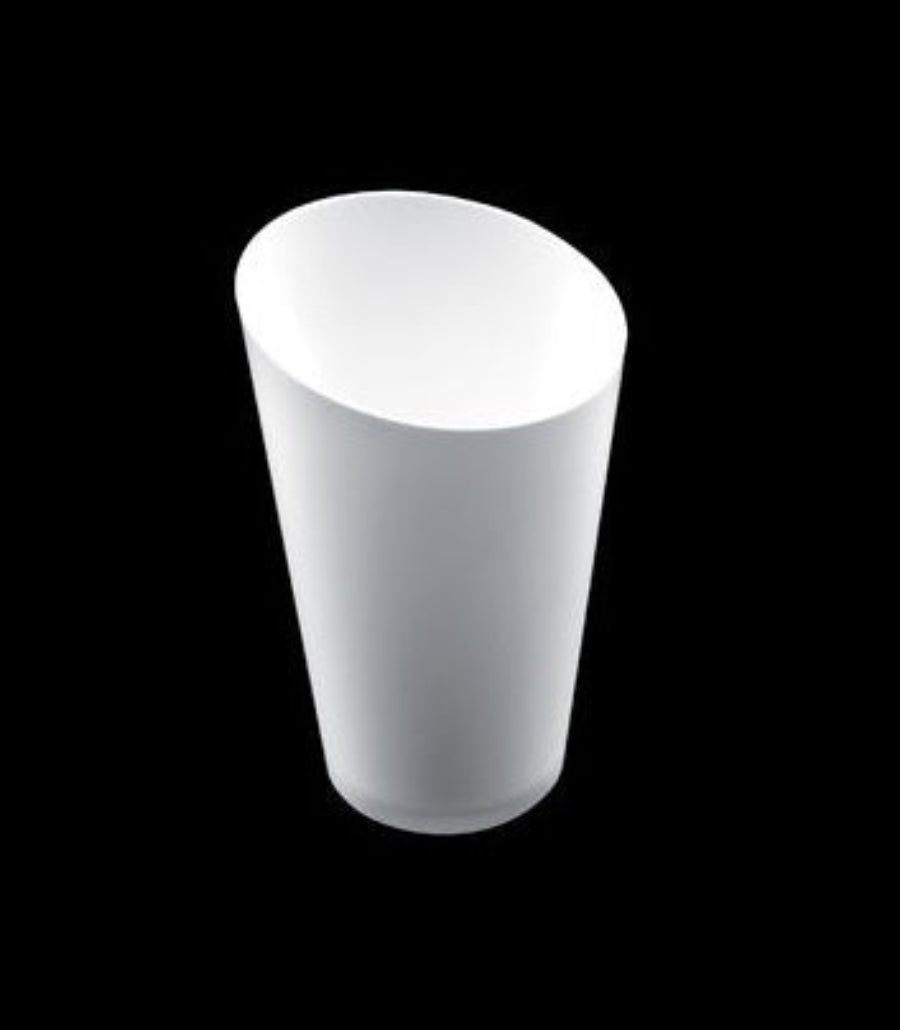 Bicchierino Conico Alto PS Bianco 75cc – Set da 25 pz