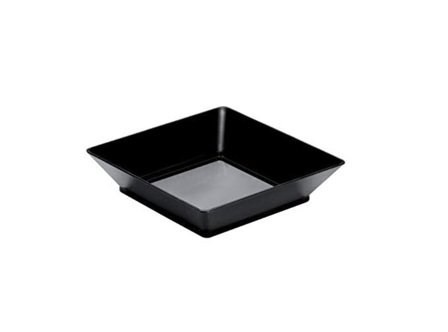 Small Plate PS Nero 6.5x6.5cm – Set da 25 pz