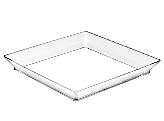 Vassoio Medium Plate PS Trasparente 130cc – Confezione 12 pz