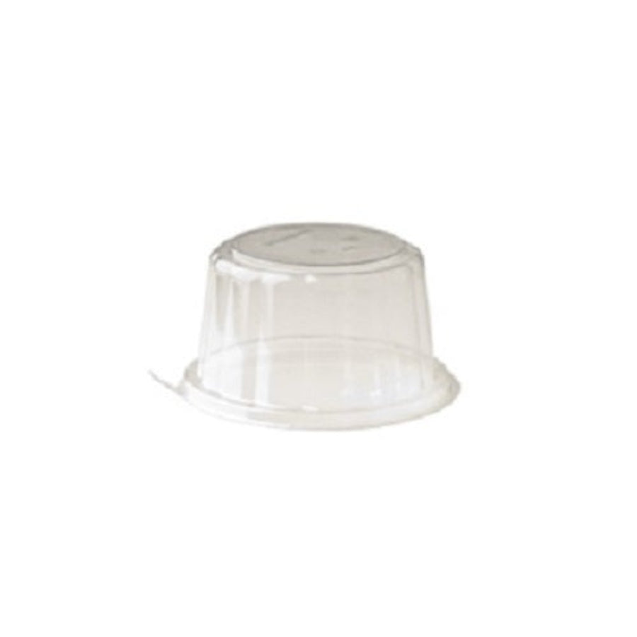 Coperchio Bombato R-PET Trasparente Ø12,5 h7cm – Set da 50 pz