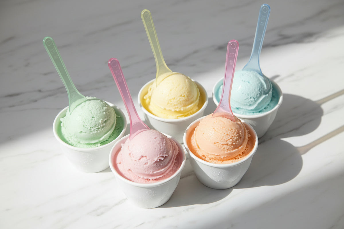Cucchiaini in Plastica Multicolore – 1 kg