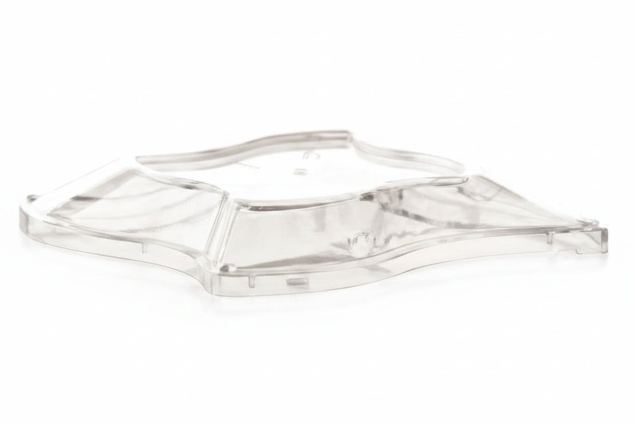 Coperchio Piatto Senza Foro Plastica Trasparente – 50 pz