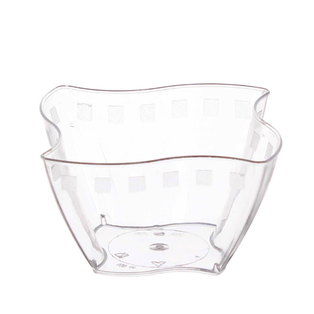 Coppa Elika 250cc PS Trasparente – Set da 50 pz