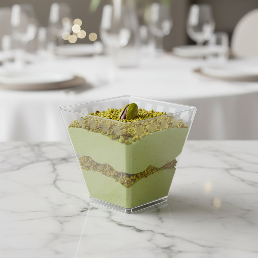 Contenitore Mini Dessert Cupido Trasparente 58cc 5x5 H4,5 cm – Set da 50