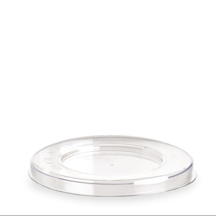 Coperchio Piatto Senza Foro PET Trasparente ⌅5,5 cm – Conf. 50 pz