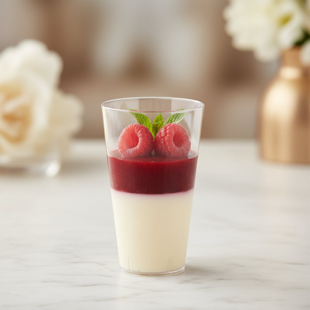 Contenitore Mini Dessert Venere Trasparente 123,5cc ø5,5 H9 cm – Set da 50