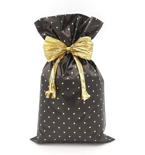 Buste Metallizzate Amore Nero 15x25 cm- 50 pz