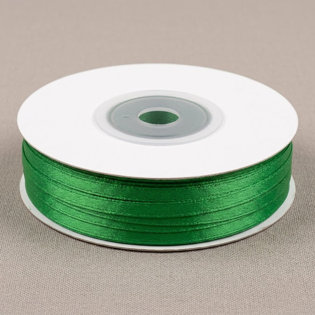 Nastro Doppio Raso Verde Smeraldo 10mm x 50Mt