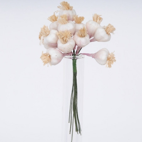 Aglio Ornamentale Artificiale - Confezione da 12 Pezzi