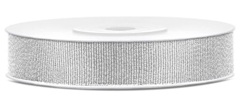 Nastro Lurex Argento 6mm x 50Mt