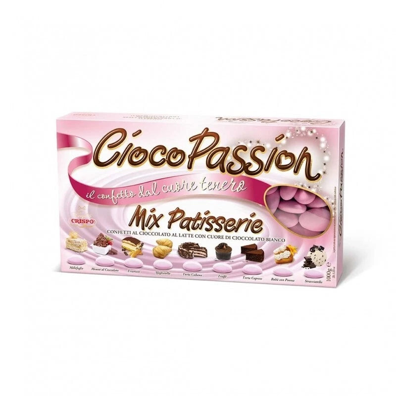 Confetti Crispo CiocoPassion Mix Patisserie Rosa - 1 kg