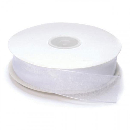 Nastro Organza Bianco 20mm x 50 mt