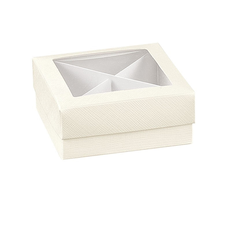 Scatola Cartone per Bomboniere Box 32 10x10x4,5 cm - Confezione da 10 Pezzi