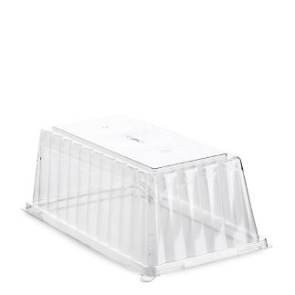 Coperchio Bombato PET Trasparente 15x30 h9,5cm