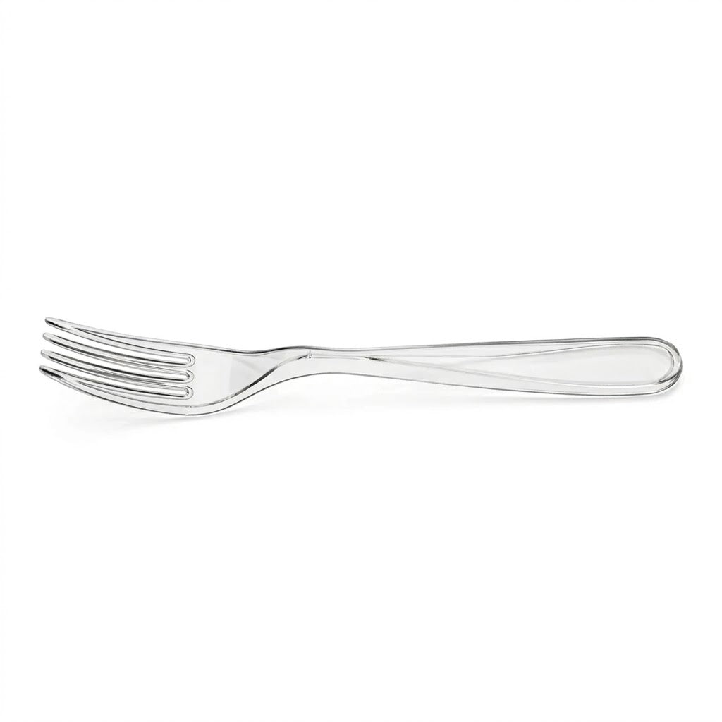 Forchetta PS Trasparente 180 mm – Confezione 50 pz
