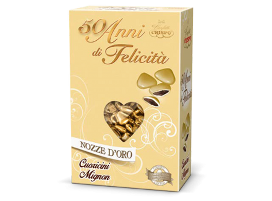 Cuoricini Mignon Oro - 500 gr
