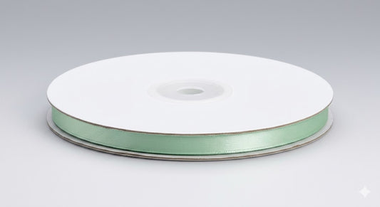 Nastro Rotolo Doppio Raso 6mm x 50mt – Verde Acqua