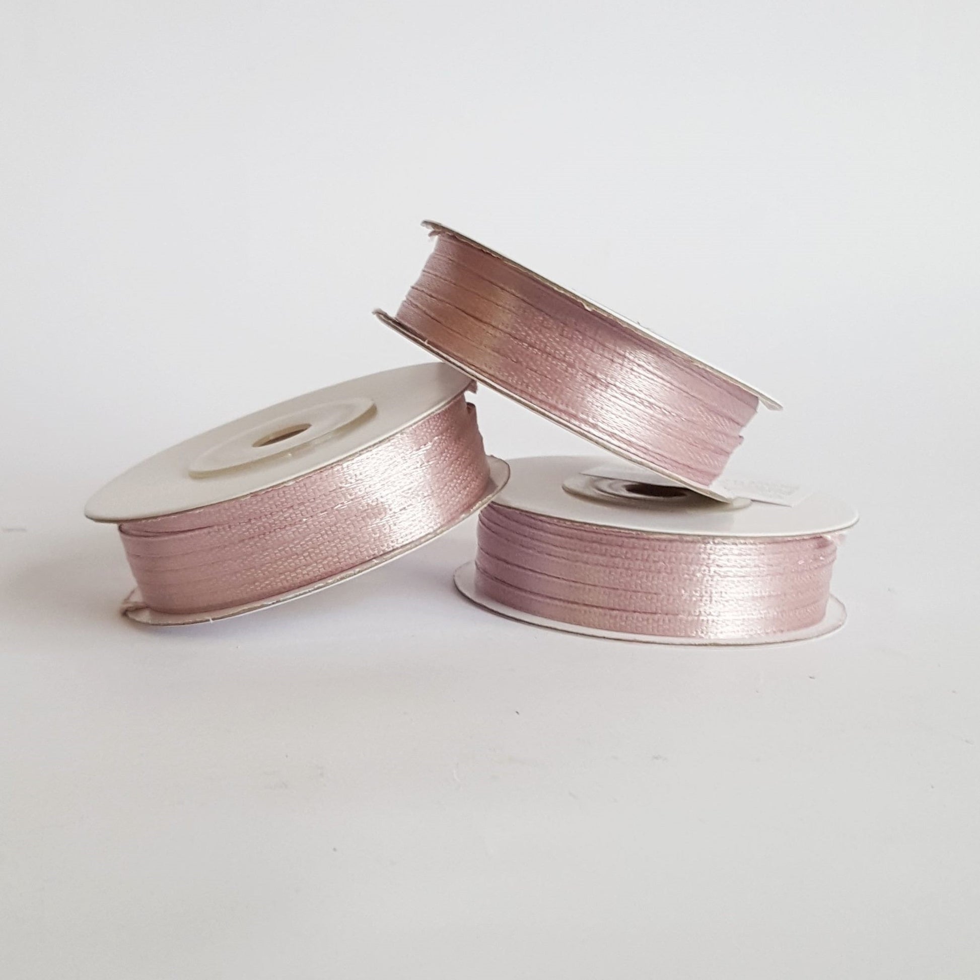 Nastro Doppio Raso Rosa 25mm x 50Mt