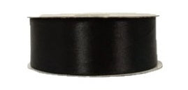 Nastro Rotolo Doppio Raso Nero 40mm x 50mt