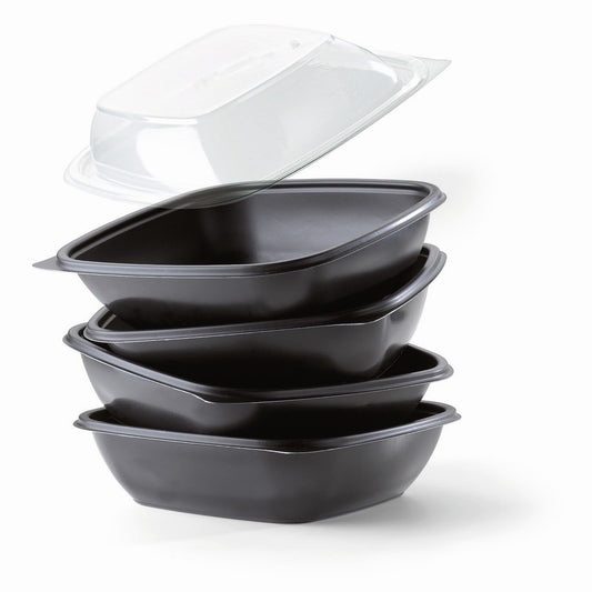 Contenitore Quadrato 500ml 16x16x4h cm – 50 pz