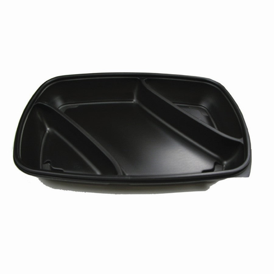 Contenitore Rettangolare 3 Scomparti 28x20x3,8h cm – 50 pz