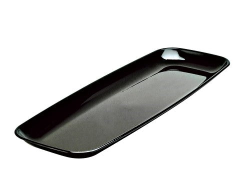 Vassoio Rettangolare Small Nero in PS 17x45cm – Confezione da 5pz