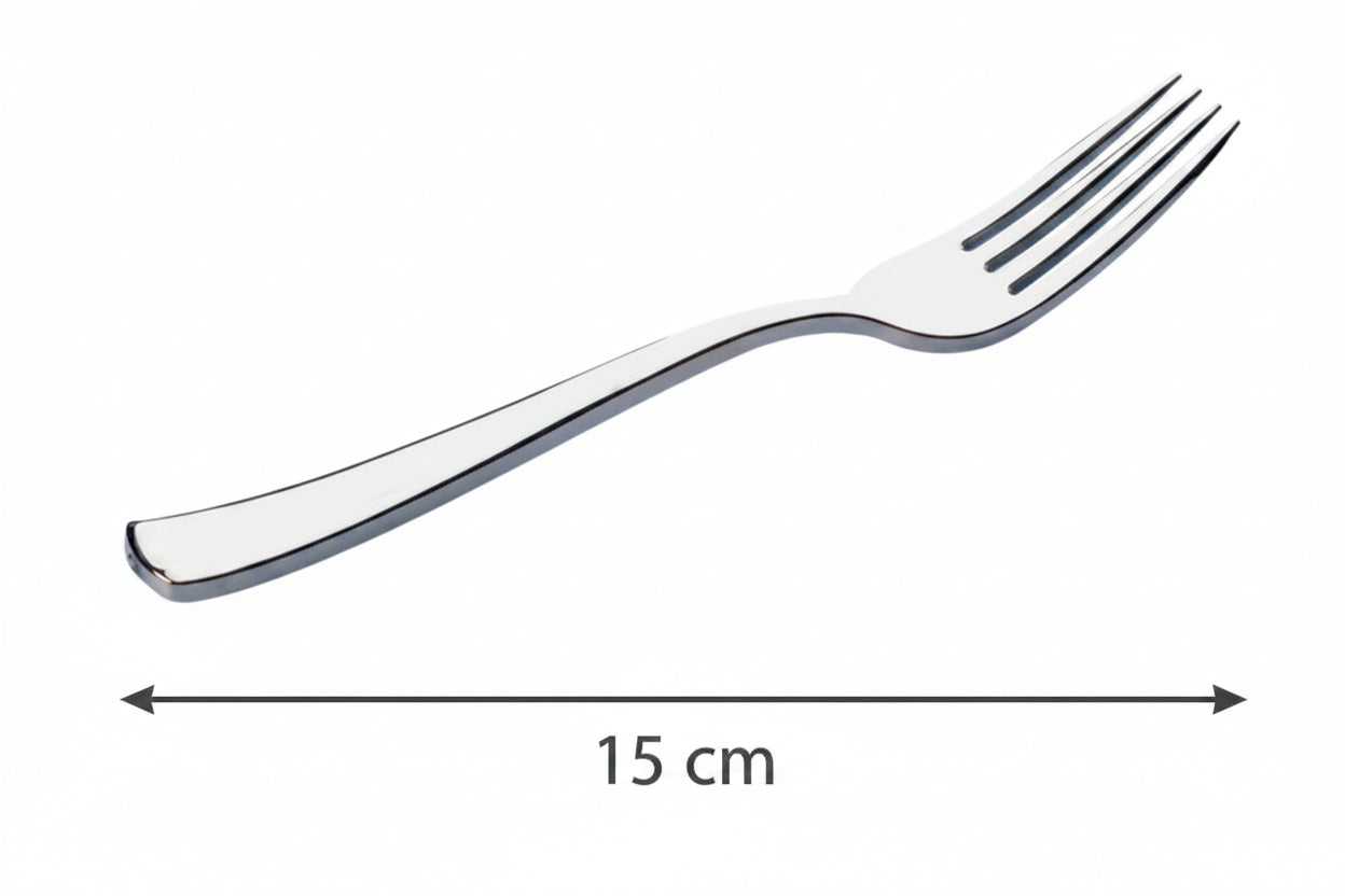 Forchetta Dessert Silver Magnum 15cm – Confezione da 50pz