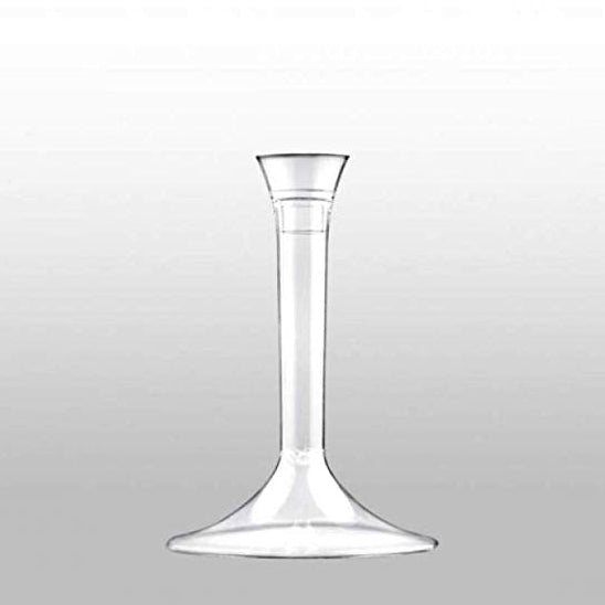 Gambo PS Trasparente per Bicchiere Smontabile – Set da 20 pz