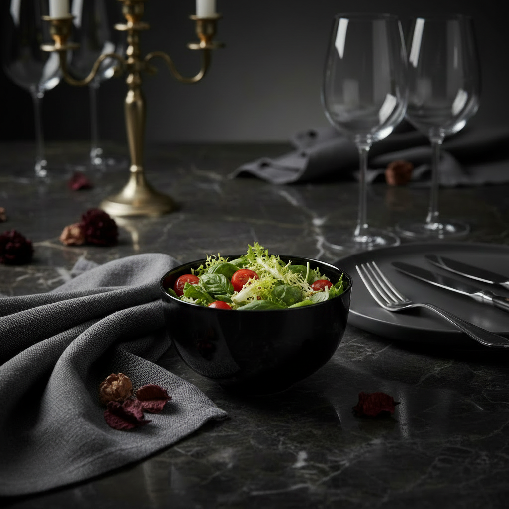 Small Bowl PS Nero 150cc – Set da 25 pz