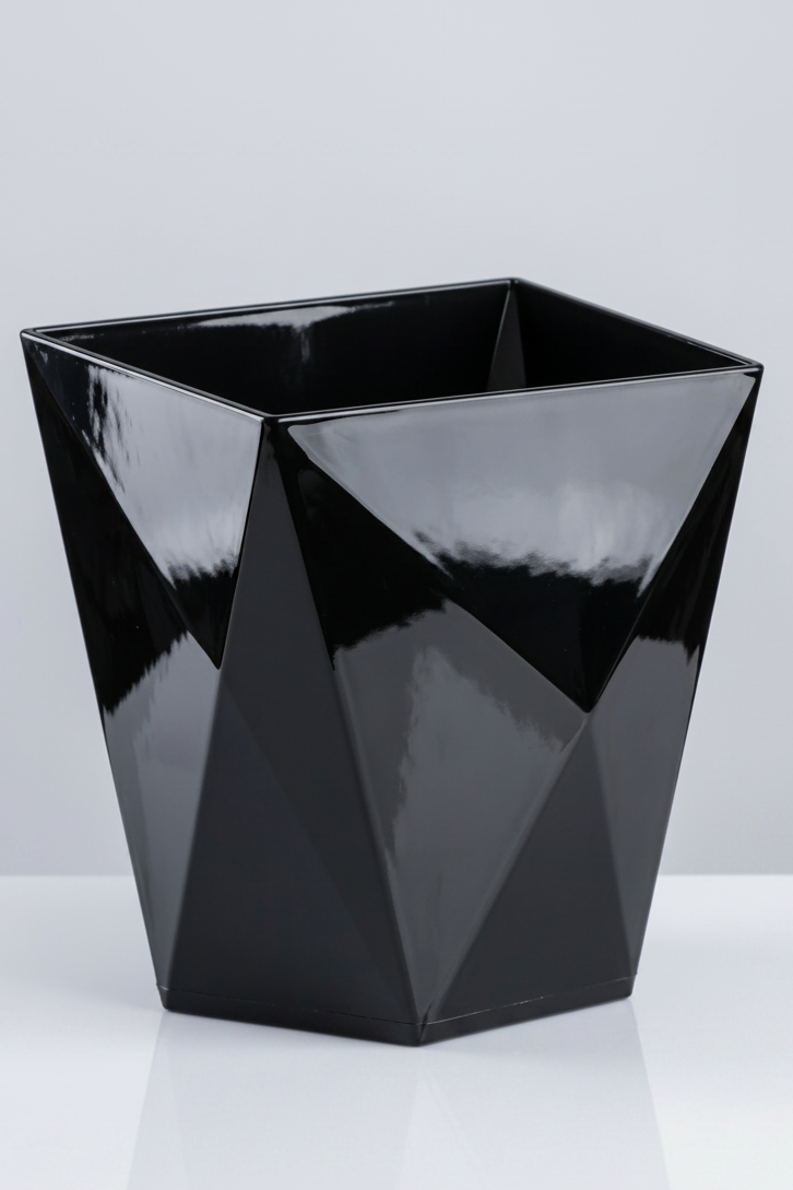Coppetta Diamond PS Nero – 25 pz