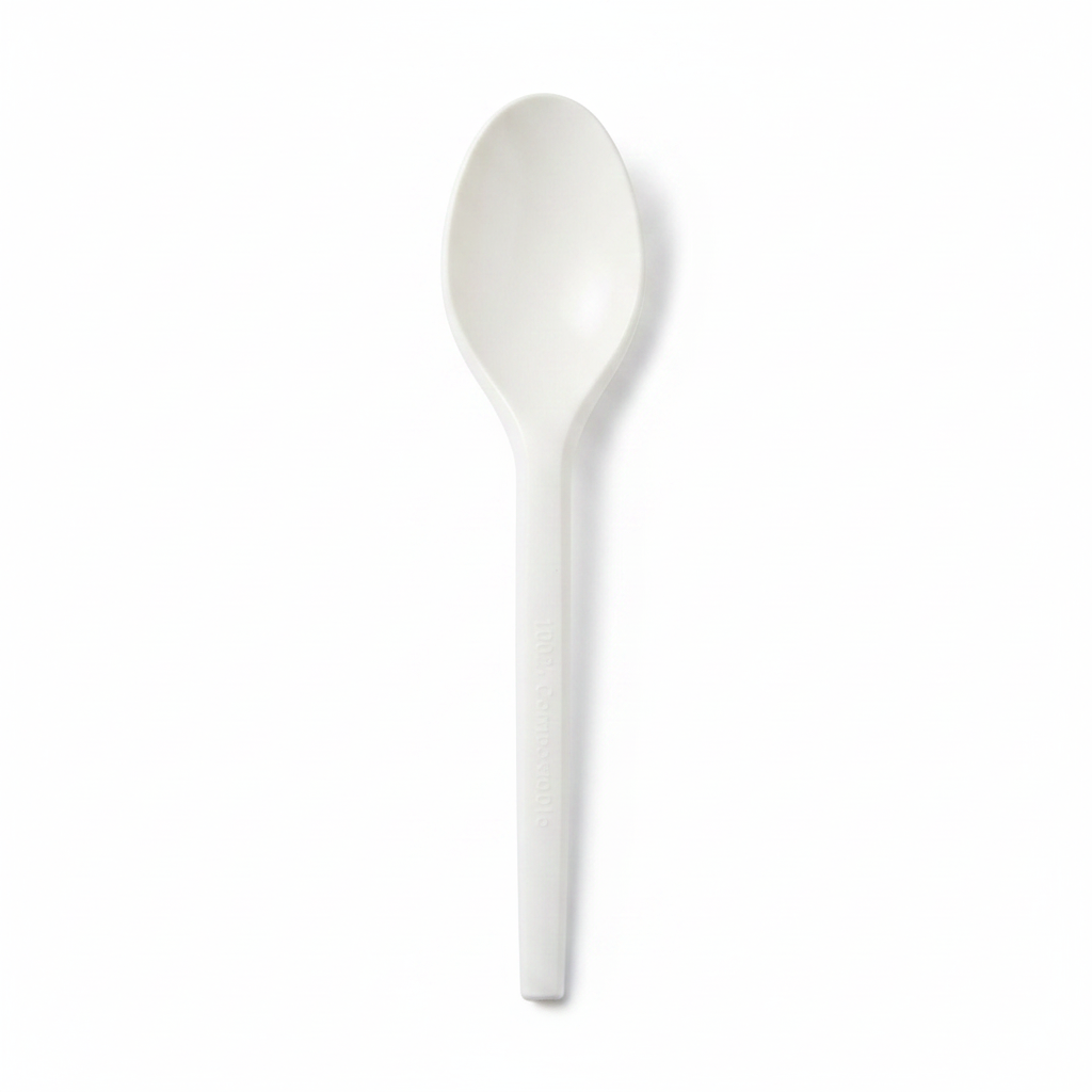 Cucchiaio Monouso in Plastica 180mm – Confezione da 50 pz