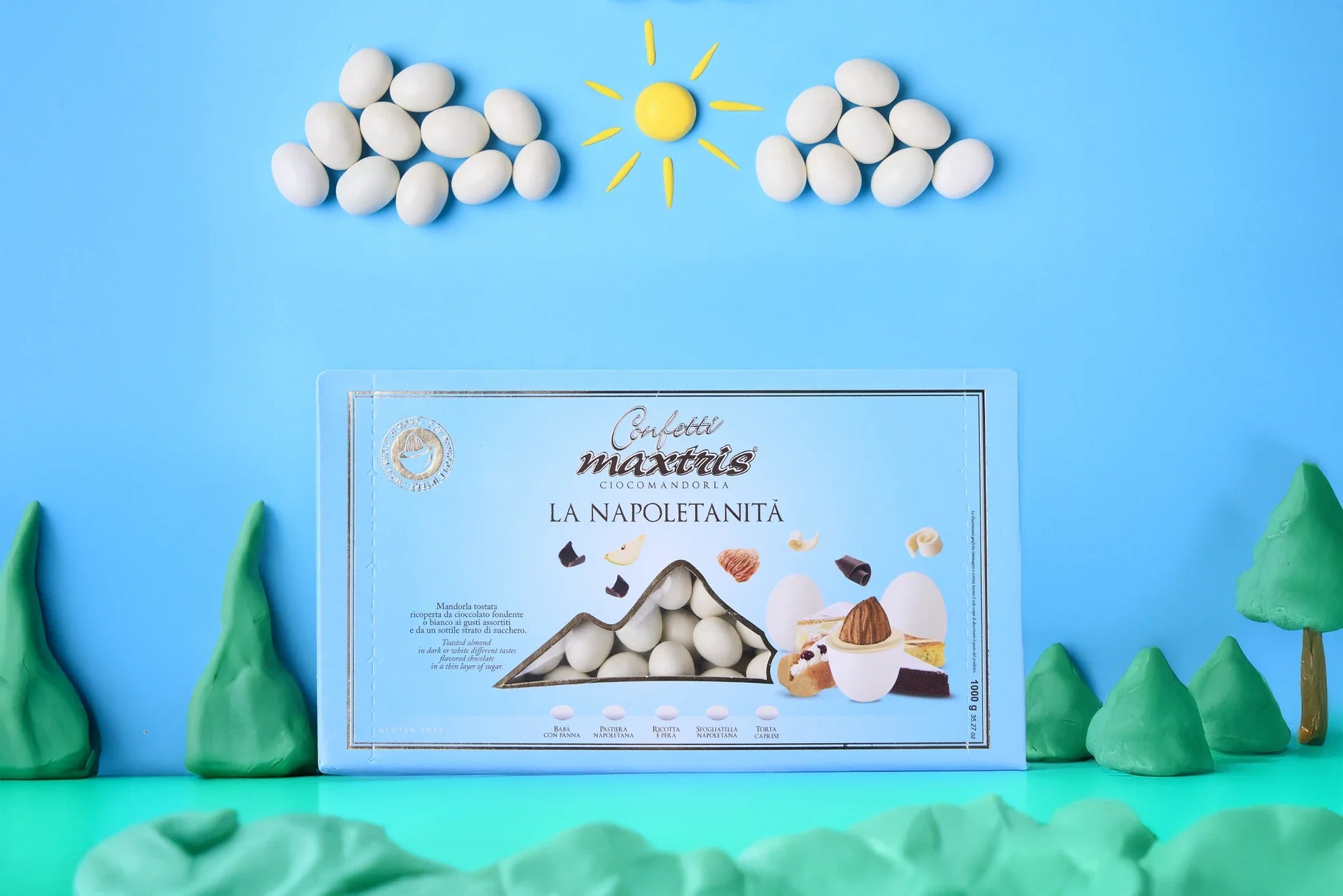 Confetti Maxtris la Napoletanità tradizionali napoletani per eventi speciali (Confezione)