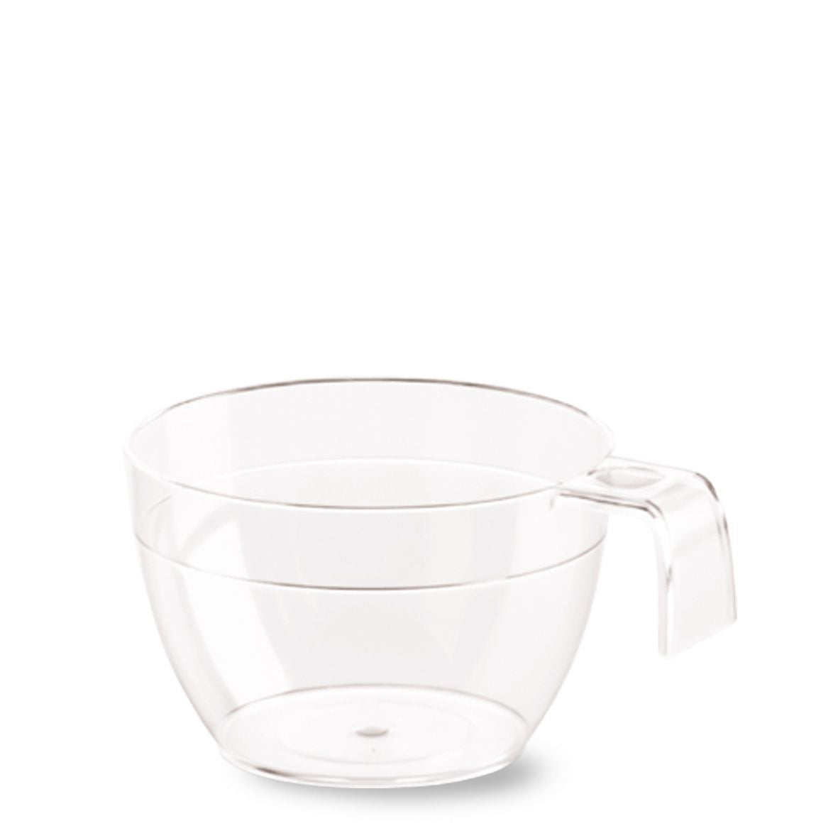 Tazza Plastica Trasparente 200cc – Confezione da 50 pezzi