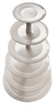 Alzata 5 Piani - Bianco Plastica