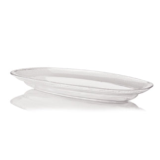 Vassoio Rotondo Trasparente ø46 cm – Per Buffet, Finger Food e Allestimenti Evento