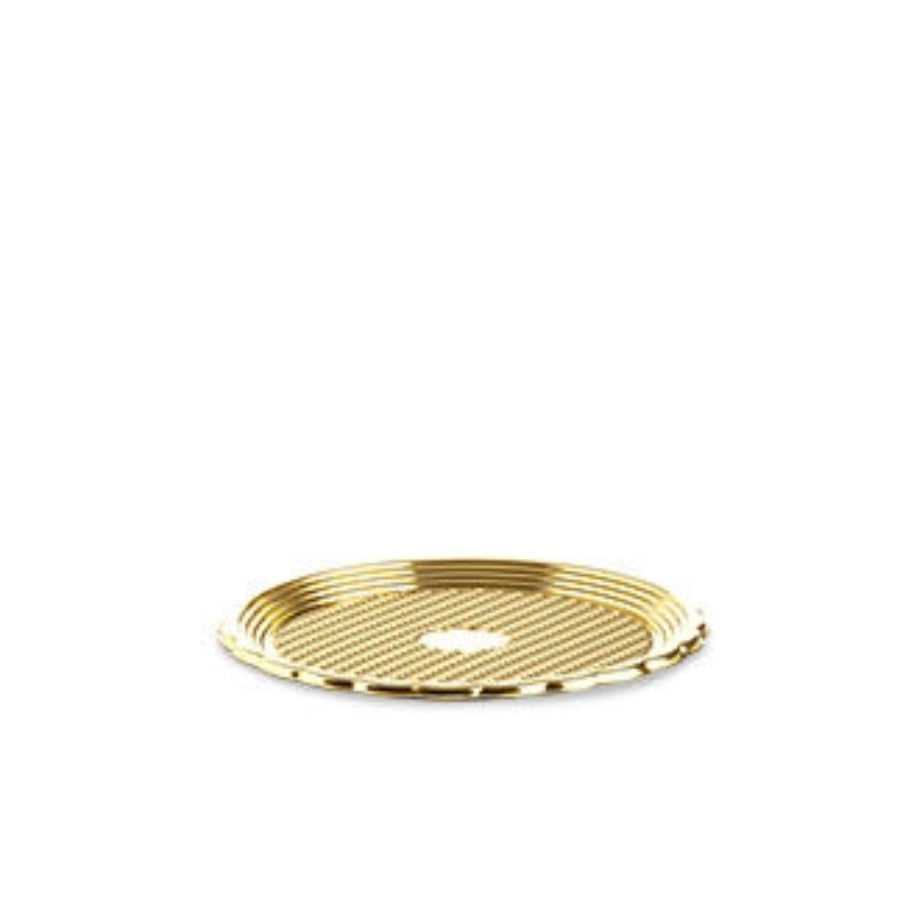 Vassoio Golden Age PET Oro Coprente Ø22cm – Vendita Singola