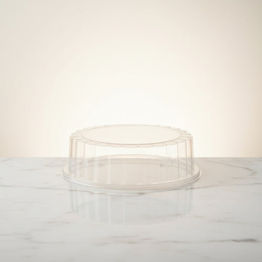 Coperchio Bombato PET Trasparente – Ø 26 H 8 cm