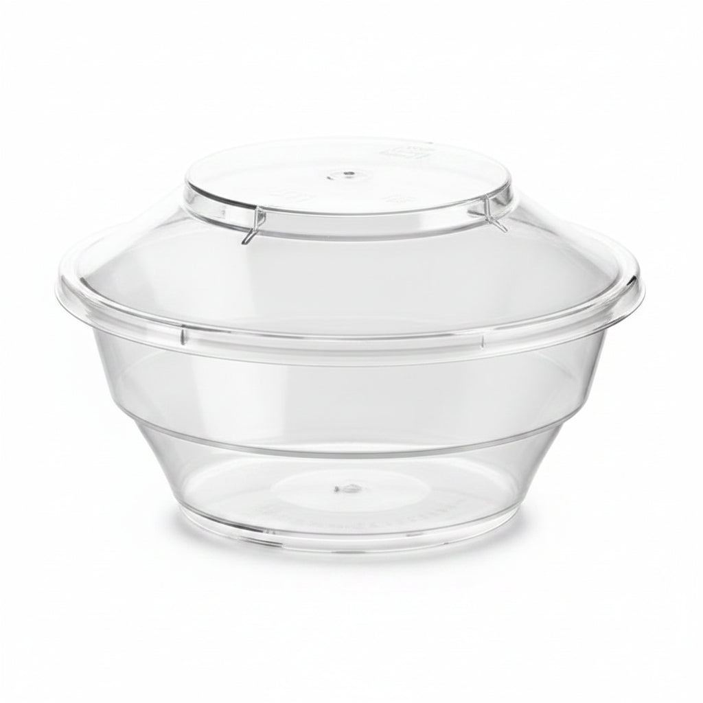 Coppe Primula 200cc con Coperchio – Set da 50 pz – Per Buffet, Dessert e Finger Food