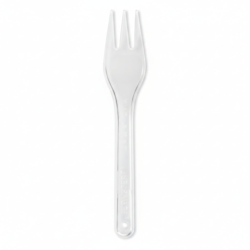 Forchettine Magic Riutilizzabili PS Trasparente 9,7 cm – 50 pz