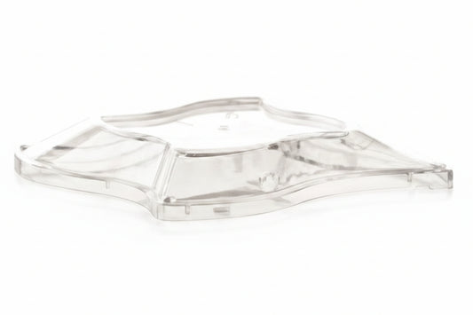 Coperchio Piatto Senza Foro Plastica Trasparente – 50 pz