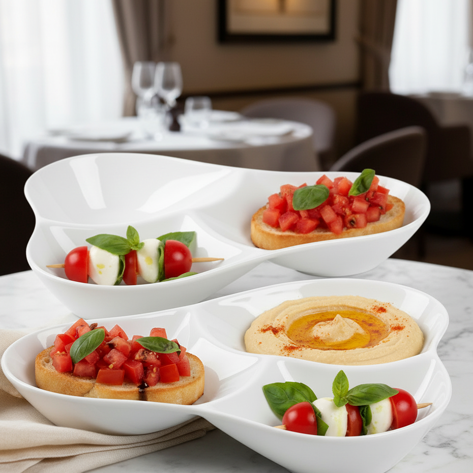 Mini Dessert Trilogy PS Bianco Coprente – Confezione da 50 pz