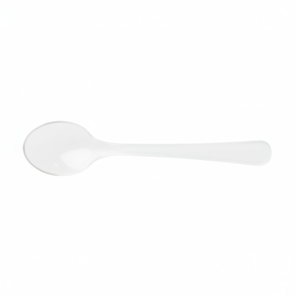 Cucchiaino Pulz PS Bianco Coprente 10 cm – Confezione da 50 pz