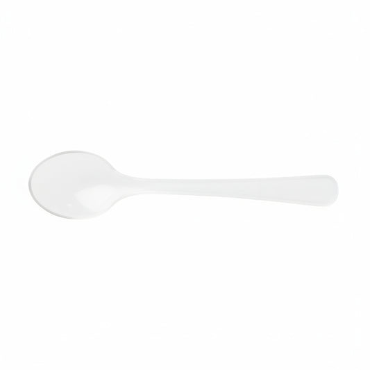Cucchiaino Pulz PS Bianco Coprente 10 cm – Confezione da 50 pz