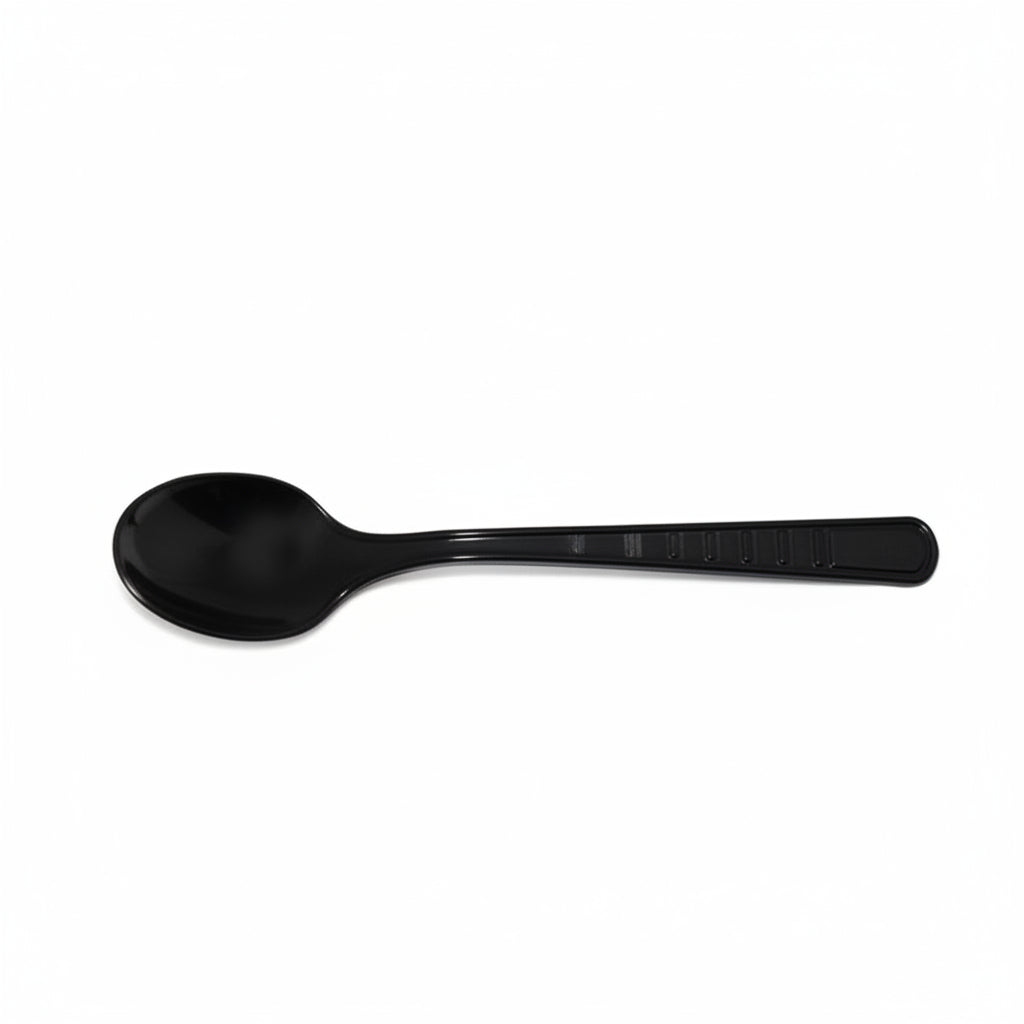 Cucchiaino Pulz PS Nero Coprente 10cm – Conf. 50 pz