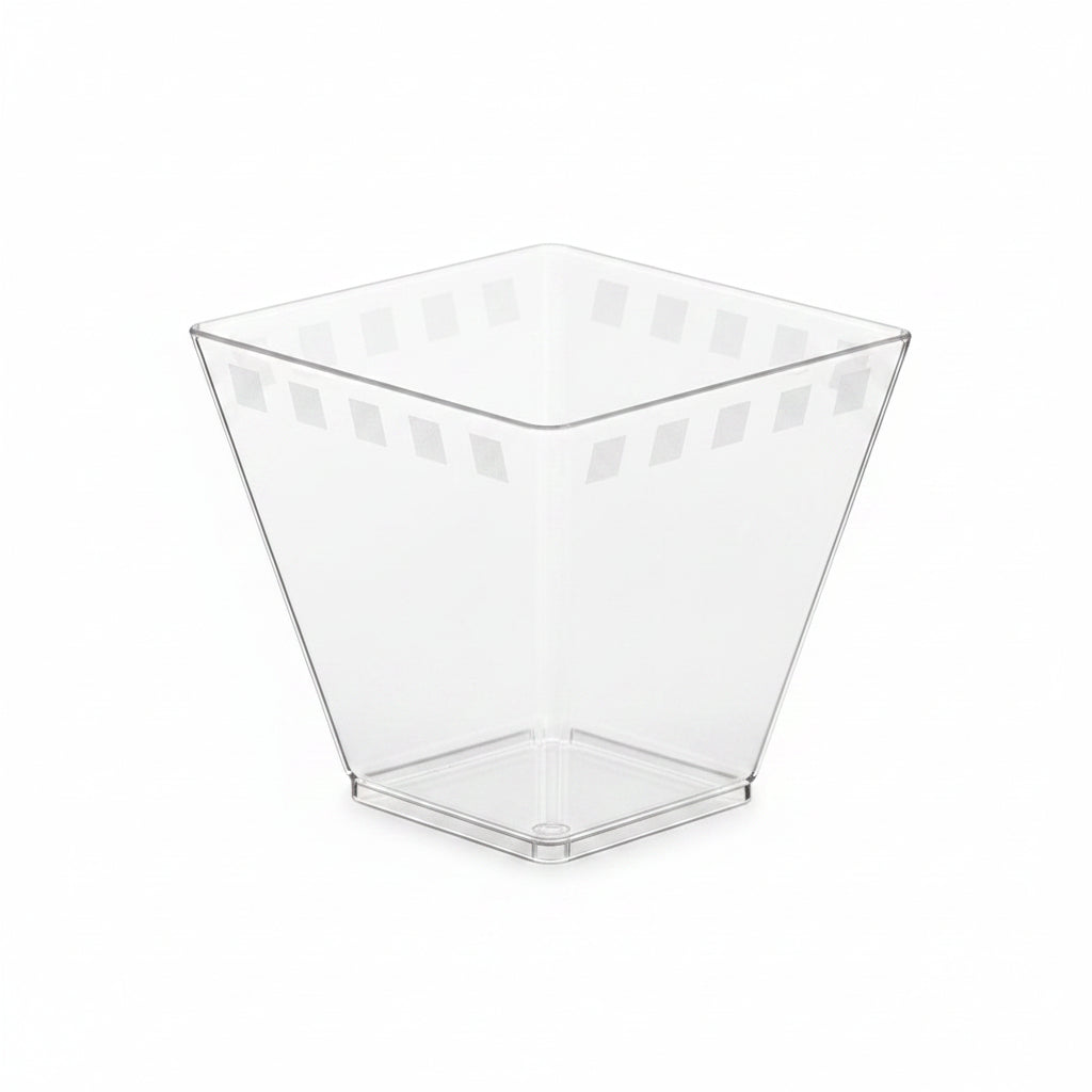 Contenitore Mini Dessert Cupido Trasparente 58cc 5x5 H4,5 cm – Set da 50