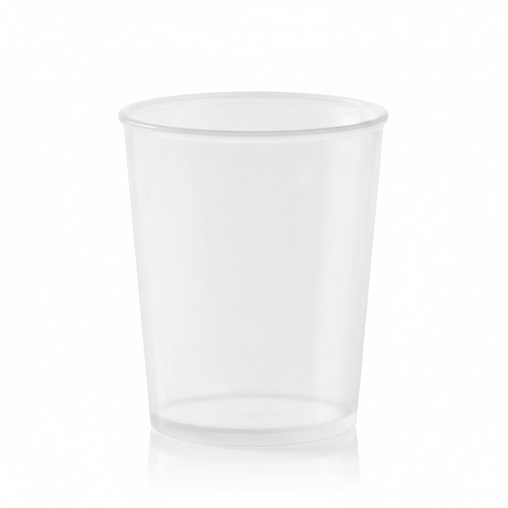 Mini Dessert Bacco 58cc PS Trasparente Ø4,5 x H5,5 cm – 50 pz