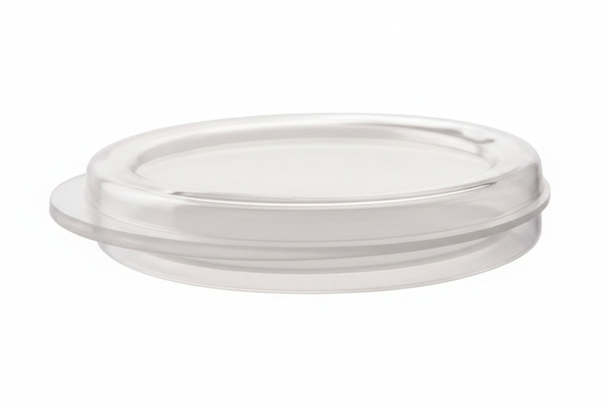 Coperchio Piatto Senza Foro PET Trasparente ⌅4,5 cm – Conf. 50 pz