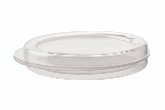 Coperchio Piatto Senza Foro PET Trasparente ⌅4,5 cm – Conf. 50 pz